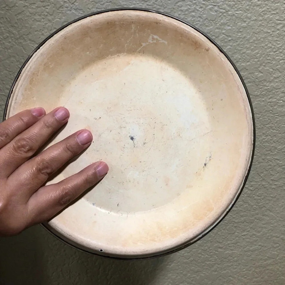 VTG SUPER RARE AVOCADO 70s REPLACEMENT LID WITH SQUARE KNOB HOLDER - Picture 4 of 8